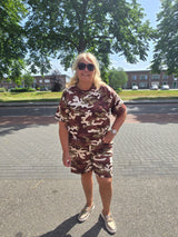 2 delige Original Comfy Set Army Groen t/m 48