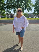 Blouse Fly Wit t/m 52