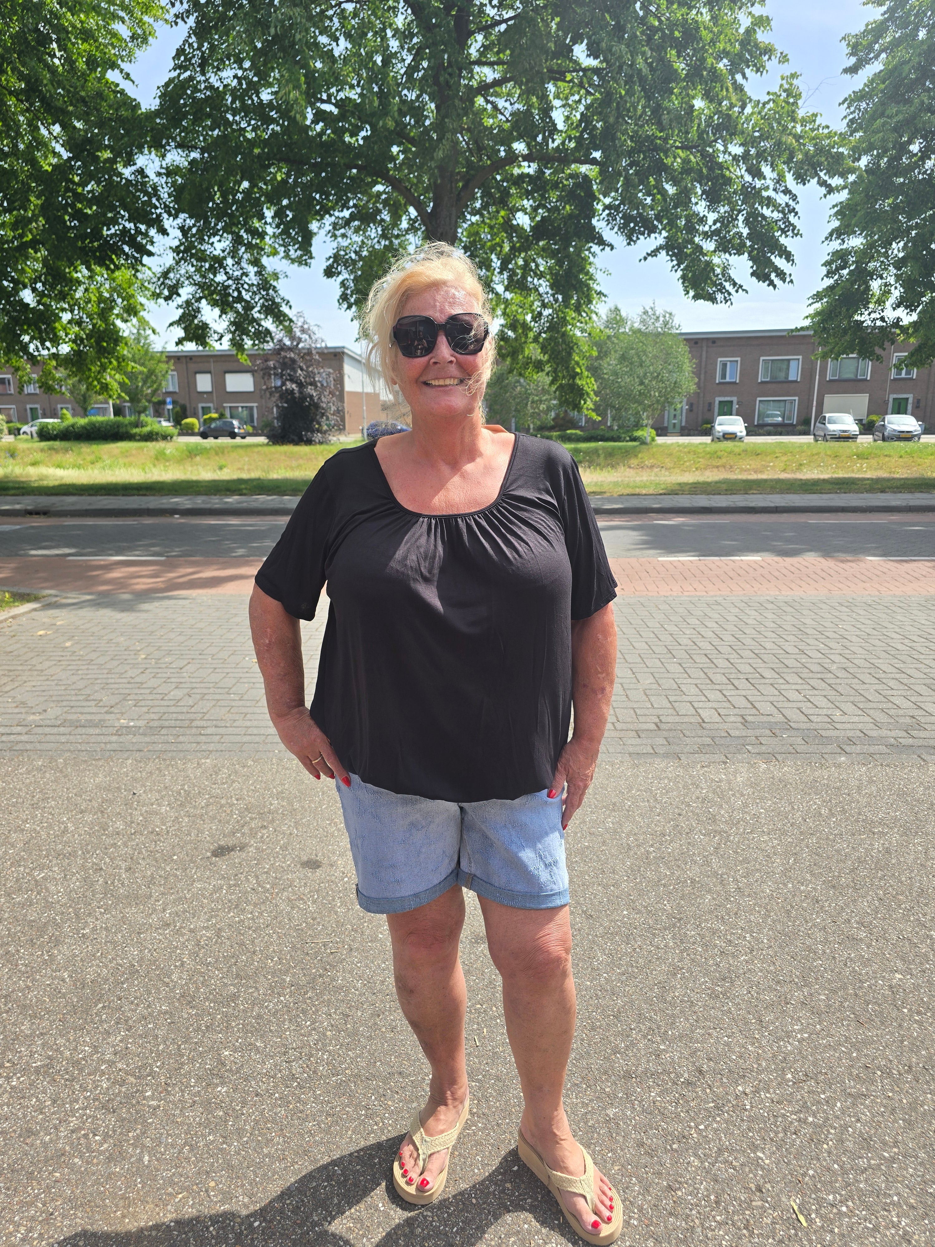 Ballon Shirt Emma Zwart t/m 48