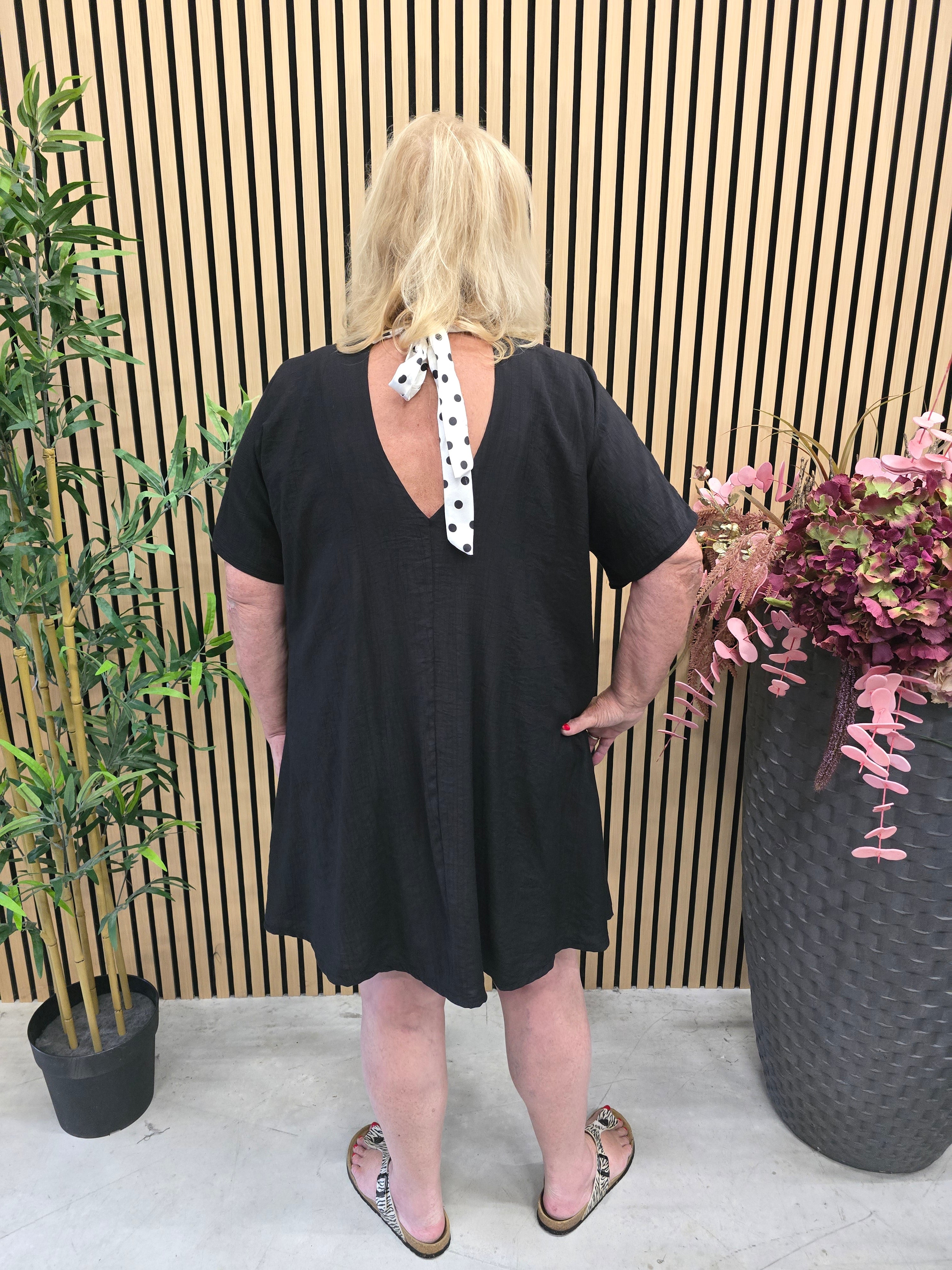 Jurk Strikkie Zwart t/m 52