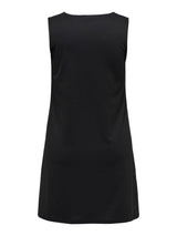 Carbrilliant v-neck dress black t/m 54