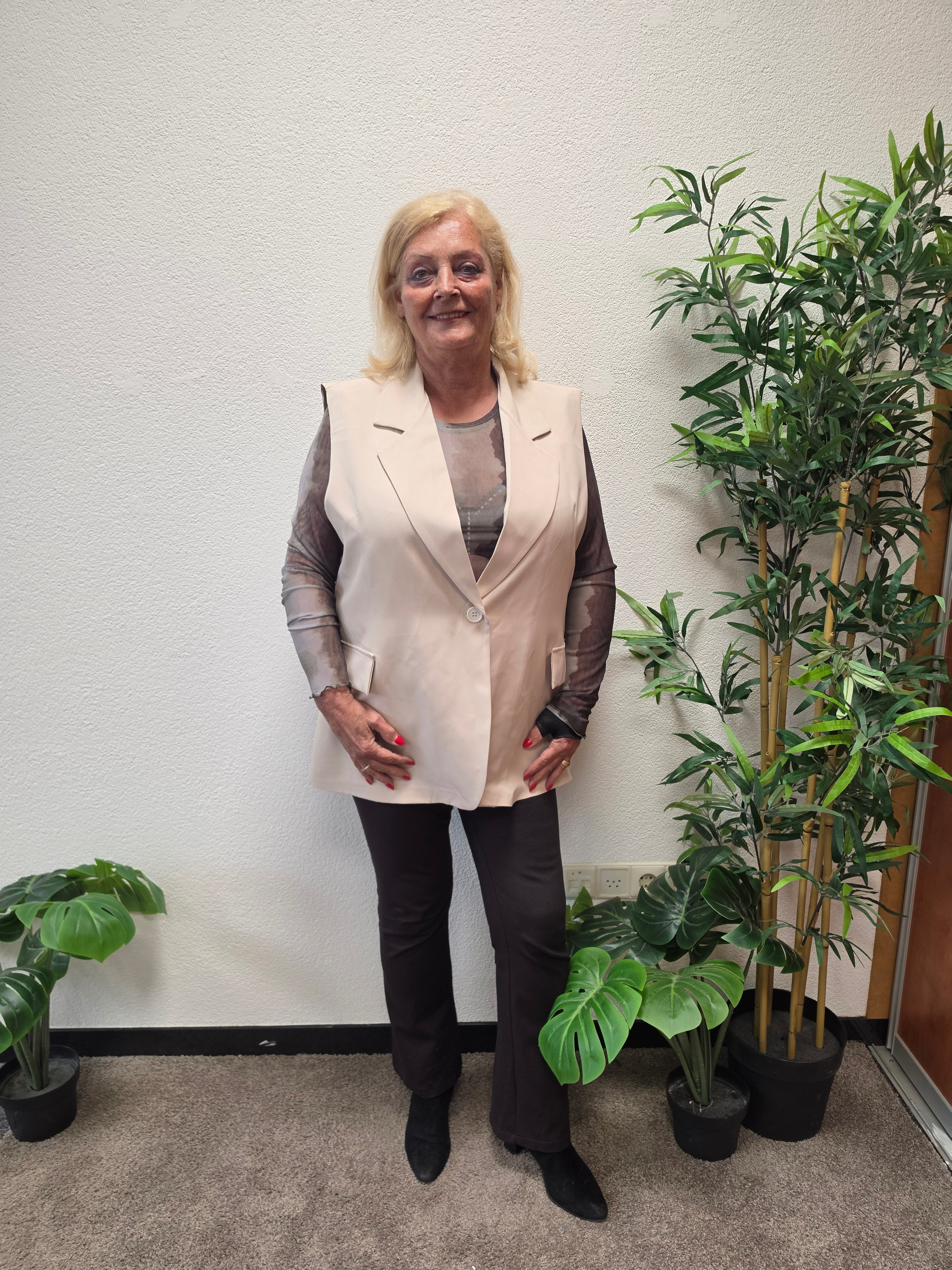 Gilet Dorien Ecru t/m 50