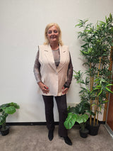 Gilet Dorien Ecru t/m 50