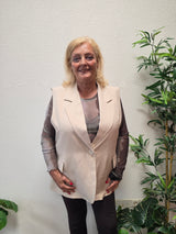 Gilet Dorien Ecru t/m 50