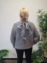 Trui VMC Dacey Bow Medium Grey Melange