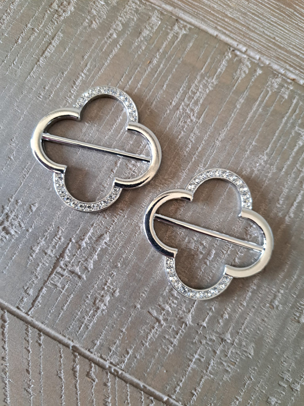 Klavi strass silver