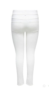 Jeans Carstorm hw  wide pim Wit