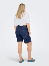 Wide Short Carsonny Dark Blue Denim