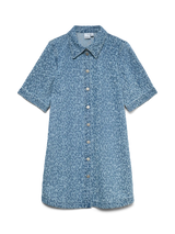 Jeans Jurk VMC Fenja Light Blue Denim