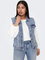 Jeans Gilet Carwespa Light Blue Denim