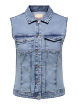 Jeans Gilet Carwespa Light Blue Denim