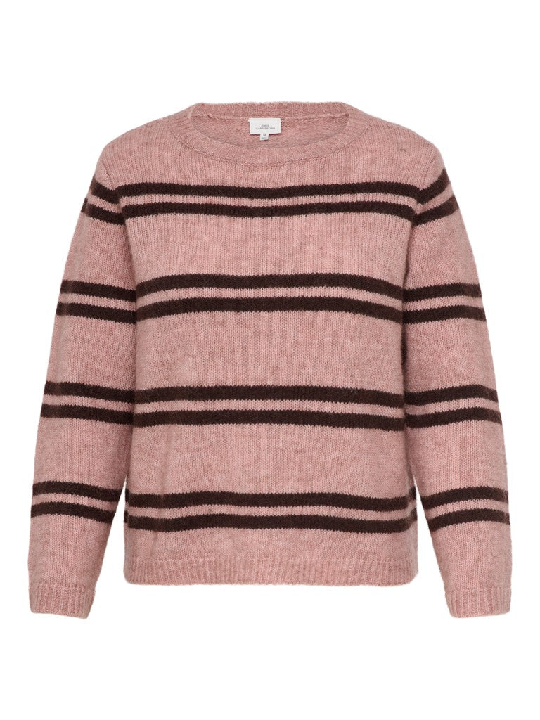 Trui Carsophie Stripe Woodrose / Fudge