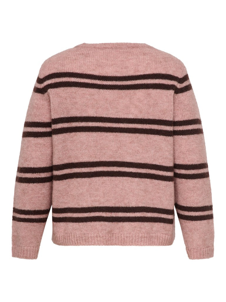 Trui Carsophie Stripe Woodrose / Fudge