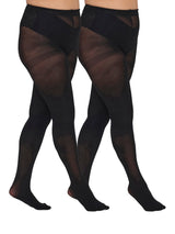Panty's Carsaga 40 DEN black 2 pack