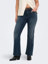 Flared Jeans Carwilly HW (REA409) Blue Black Denim LM 30
