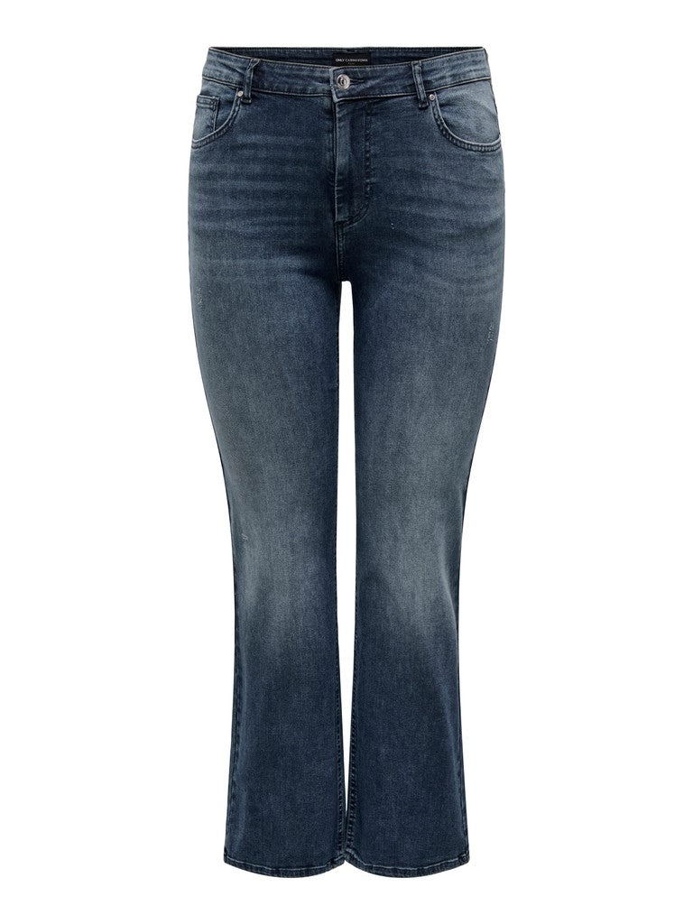 Flared Jeans Carwilly HW (REA409) Blue Black Denim LM 30