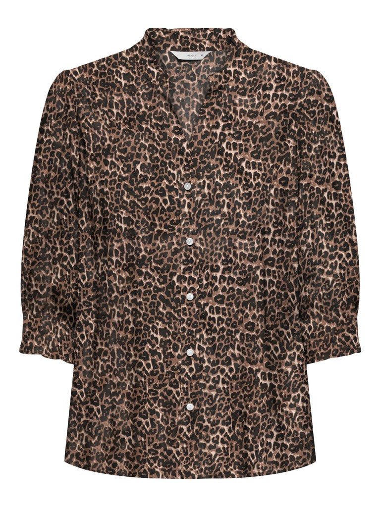 Blouse Carraya Animal Silver Mink