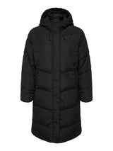 Lange Puffer Jas Carmaggie Black