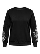 Sweat Trui Carjenna Embroidery Black