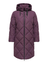 Lange Puffer Jas Carmaggie Fudge