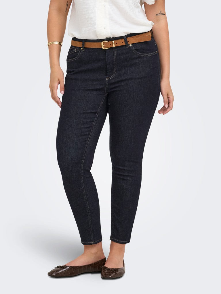 Jeans Carwilly reg ank skinny Dark Blue Rinse LM32