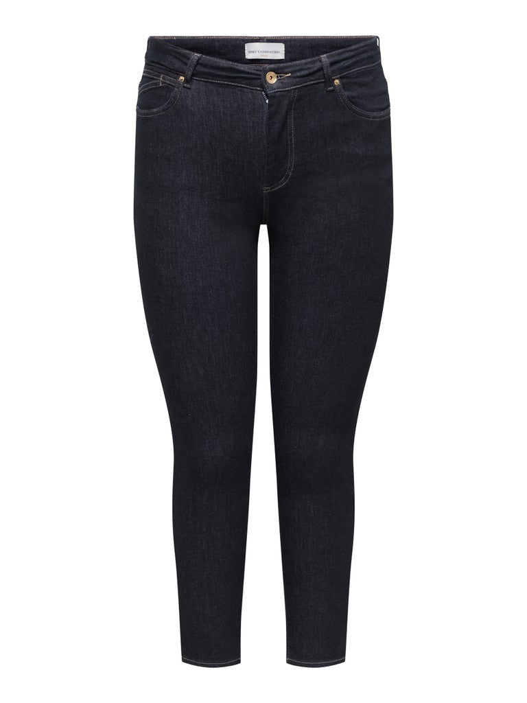 Jeans Carwilly reg ank skinny Dark Blue Rinse LM32