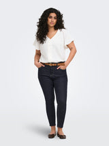 Jeans Carwilly reg ank skinny Dark Blue Rinse LM32