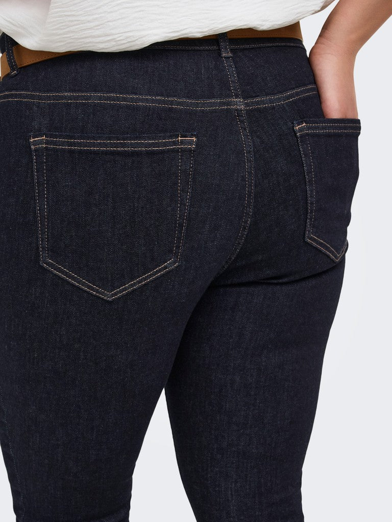 Jeans Carwilly reg ank skinny Dark Blue Rinse LM32