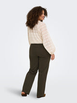 Wide Jeans Carwilly HW (CRO11)  Dark Brown Denim LM30