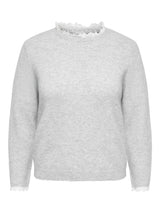 Trui Carcher Lace Light Grey Melange