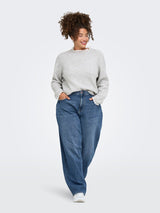 Trui Carcher Lace Light Grey Melange