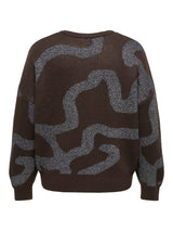 Trui Carrosie Coffee Bean /Wavy Silver