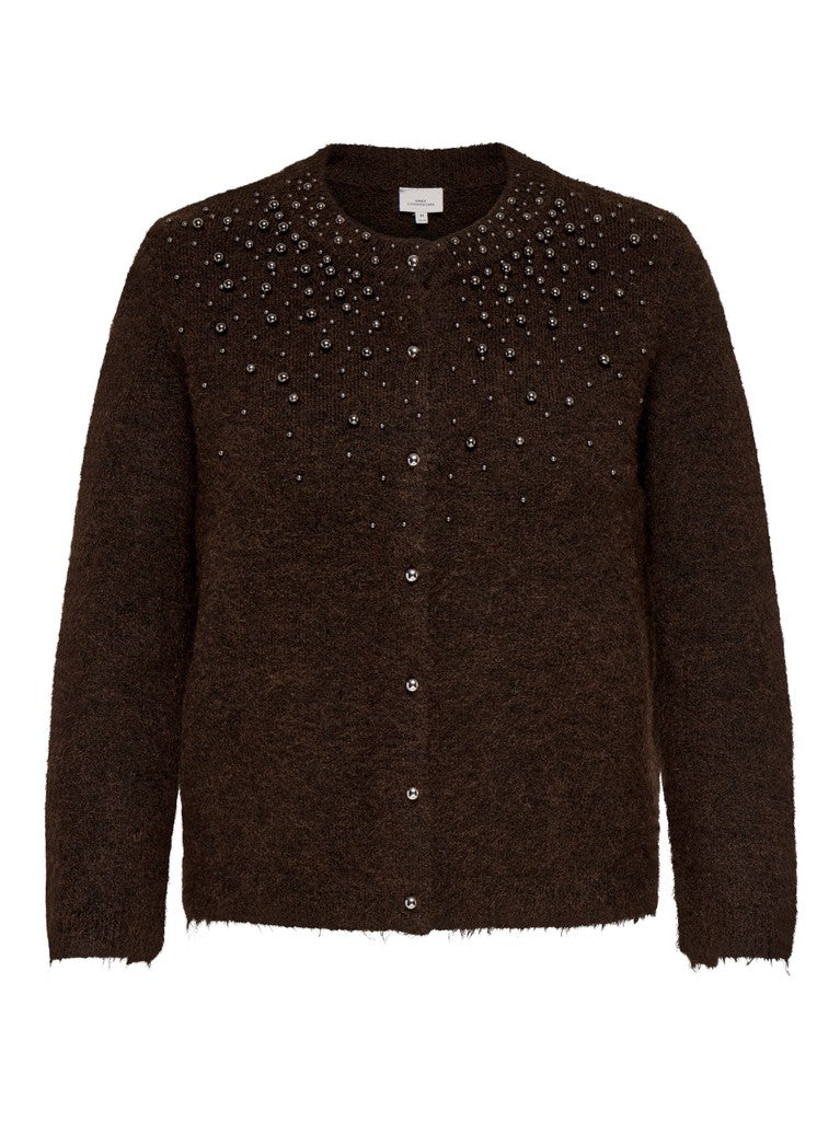 Vest Carmiggie pearl Coffee Bean