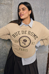 Sweat Trui Carwesley Paris Humus