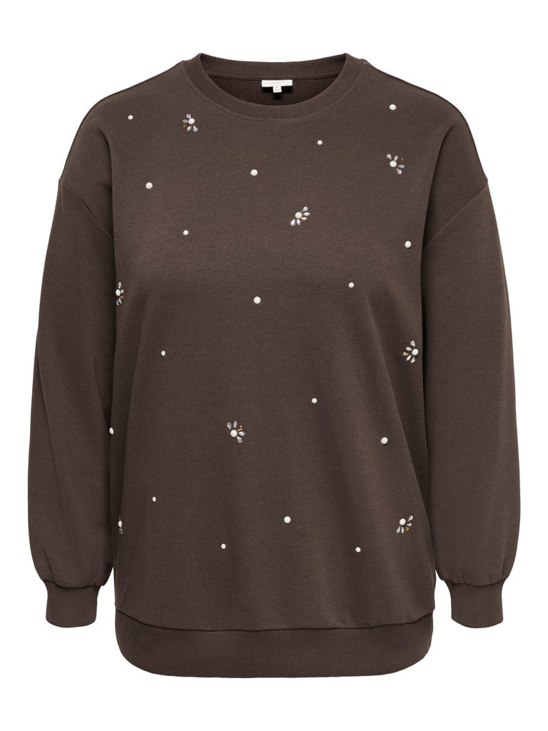 Sweat Trui Caramber Stones Coffe Bean
