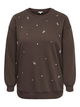 Sweat Trui Caramber Stones Coffe Bean