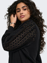 Sweat Midi Dress Cardonna Black