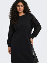 Sweat Midi Dress Cardonna Black