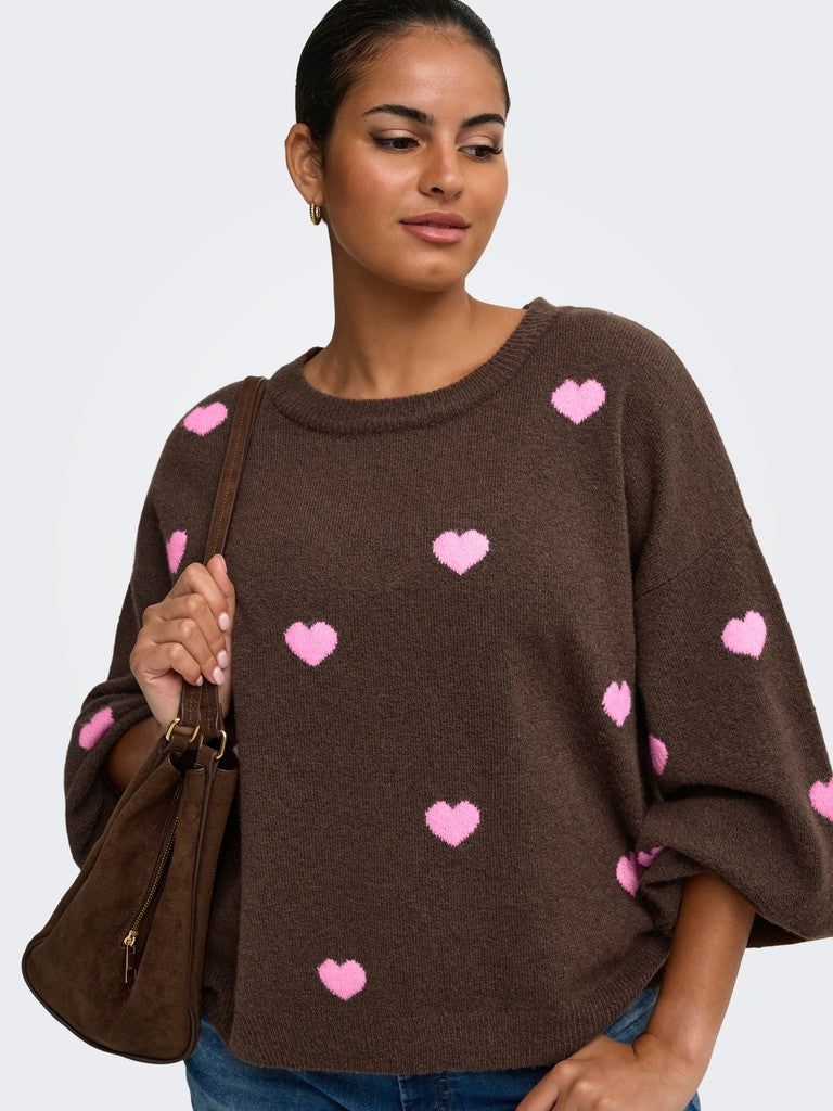 Trui Carrica heart Coffe Bean