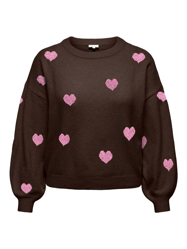 Trui Carrica heart Coffe Bean