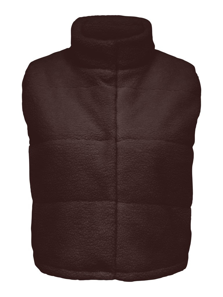 Teddy Bodywarmer Carsandra Seal Brown