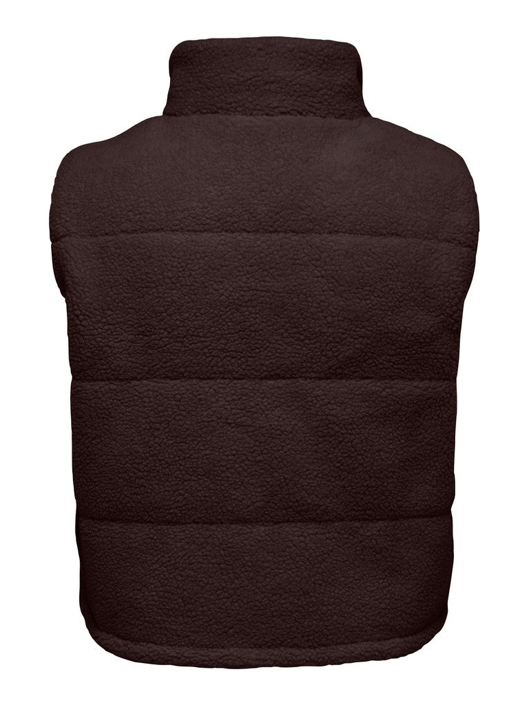 Teddy Bodywarmer Carsandra Seal Brown