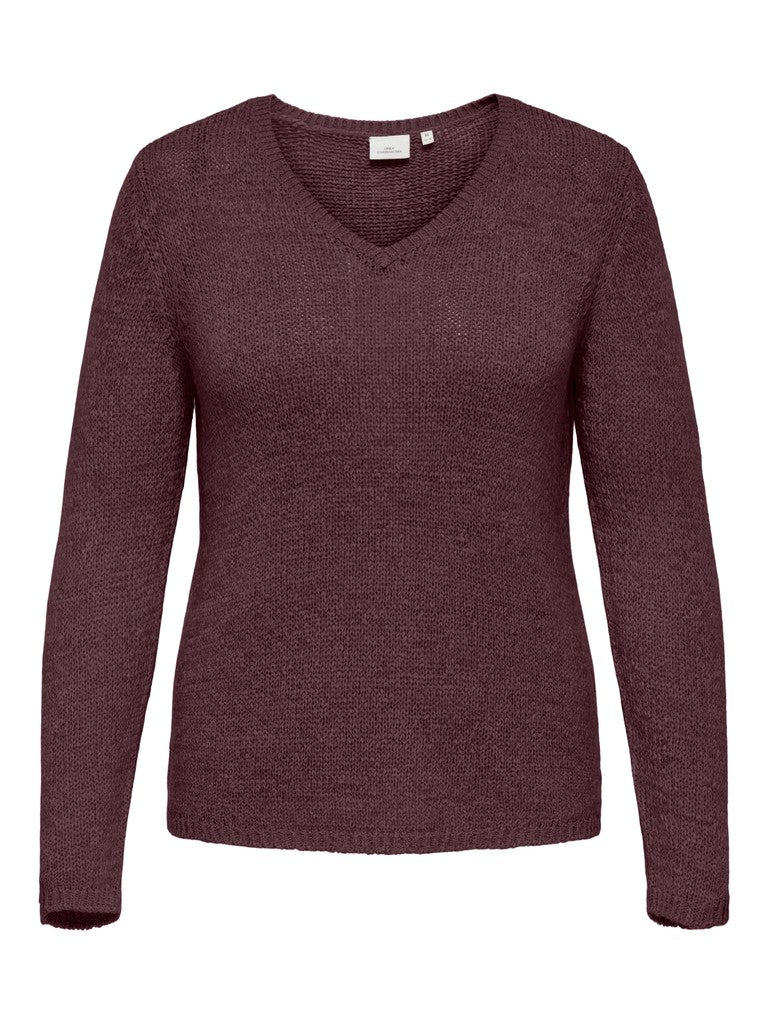 Trui Cargeena V- neck  Fudge