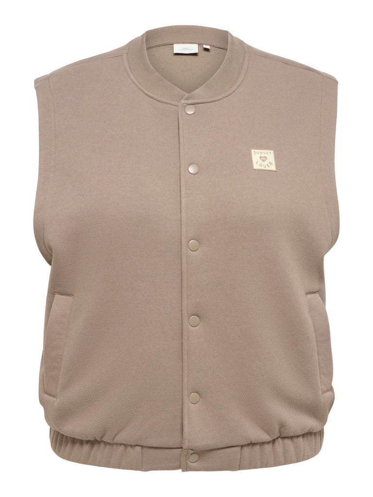 Sweat Gilet Carcoralie Walnut / Urban