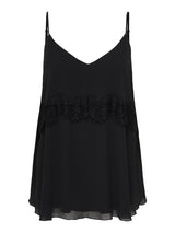 Singlet Top Caryra Lace Black