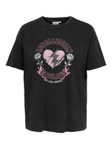 Shirt Cartico print Rose Black