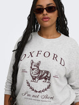 Sweat Trui Caramelia Corgi Light Grey Melange