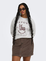 Sweat Trui Caramelia Corgi Light Grey Melange
