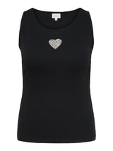 Tank Top Cariris Heart Black