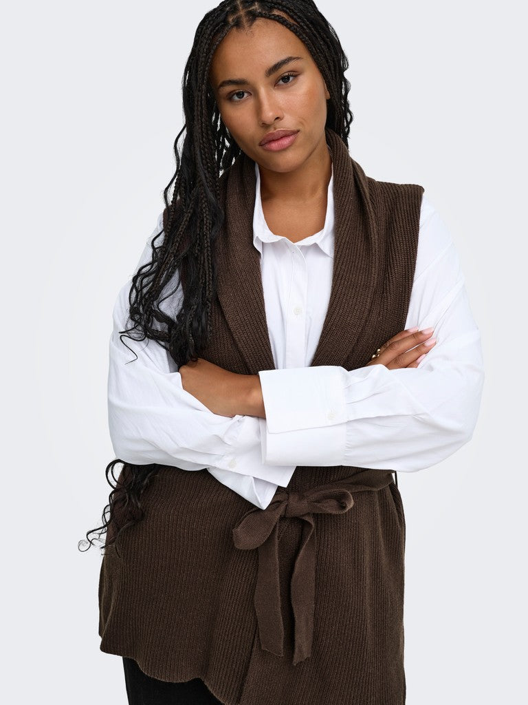 Mouwloos Vest Carkatia Coffe Bean